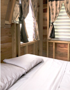 This studio room features a private entrance on a single balcony overlooking the Maya Mountains and jungle.